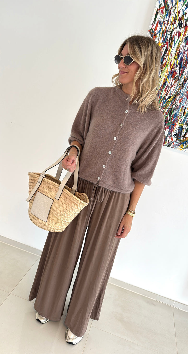 Lässige Hose - Taupe