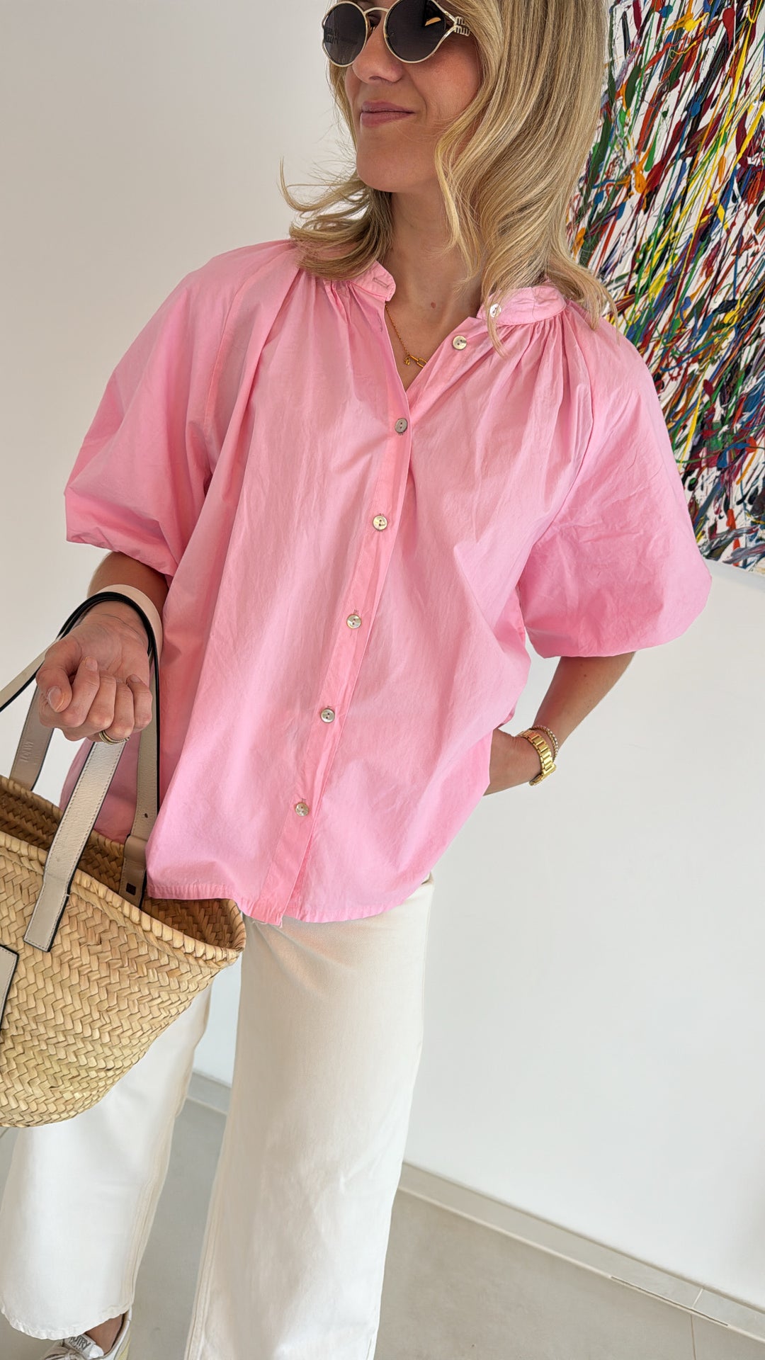Bluse - Rosa