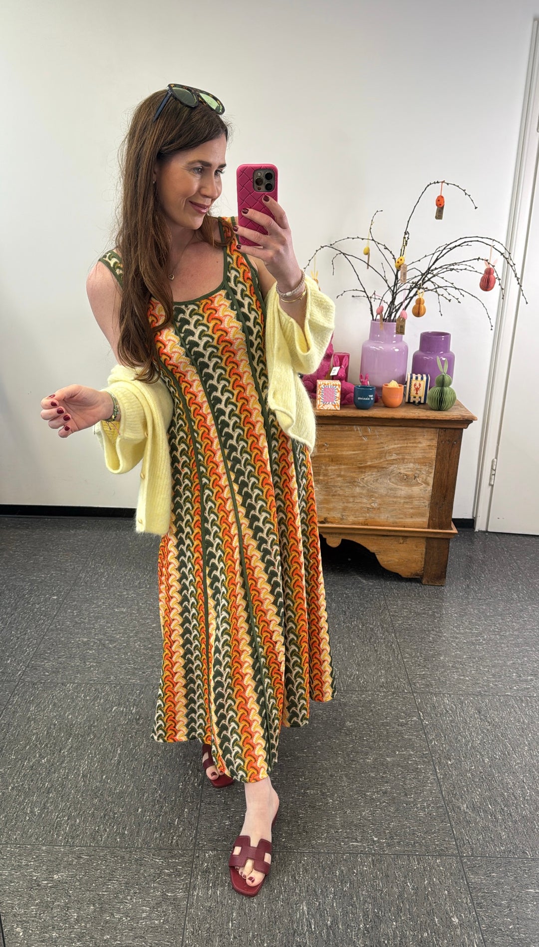 Maxi-Kleid mit Print