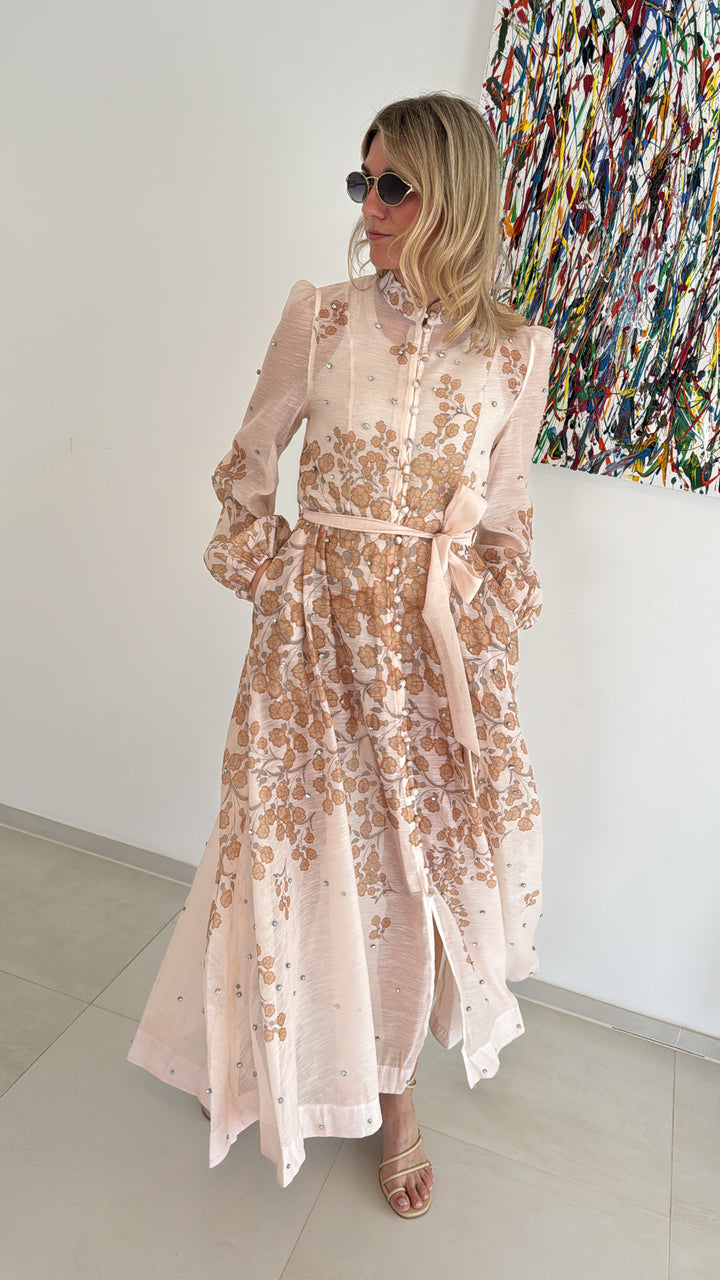 Maxi-Kleid - Beige