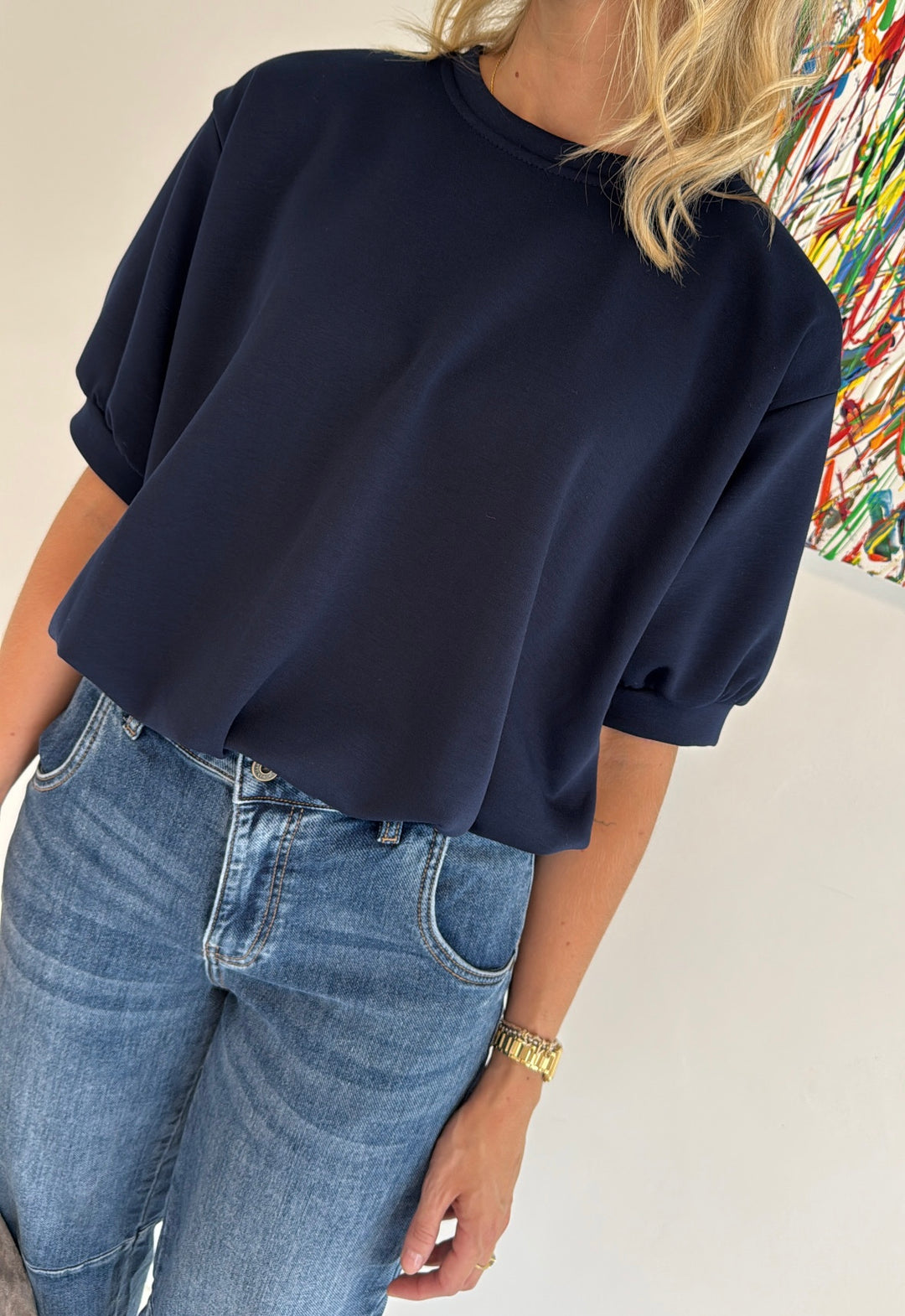Ballonshirt - Navy