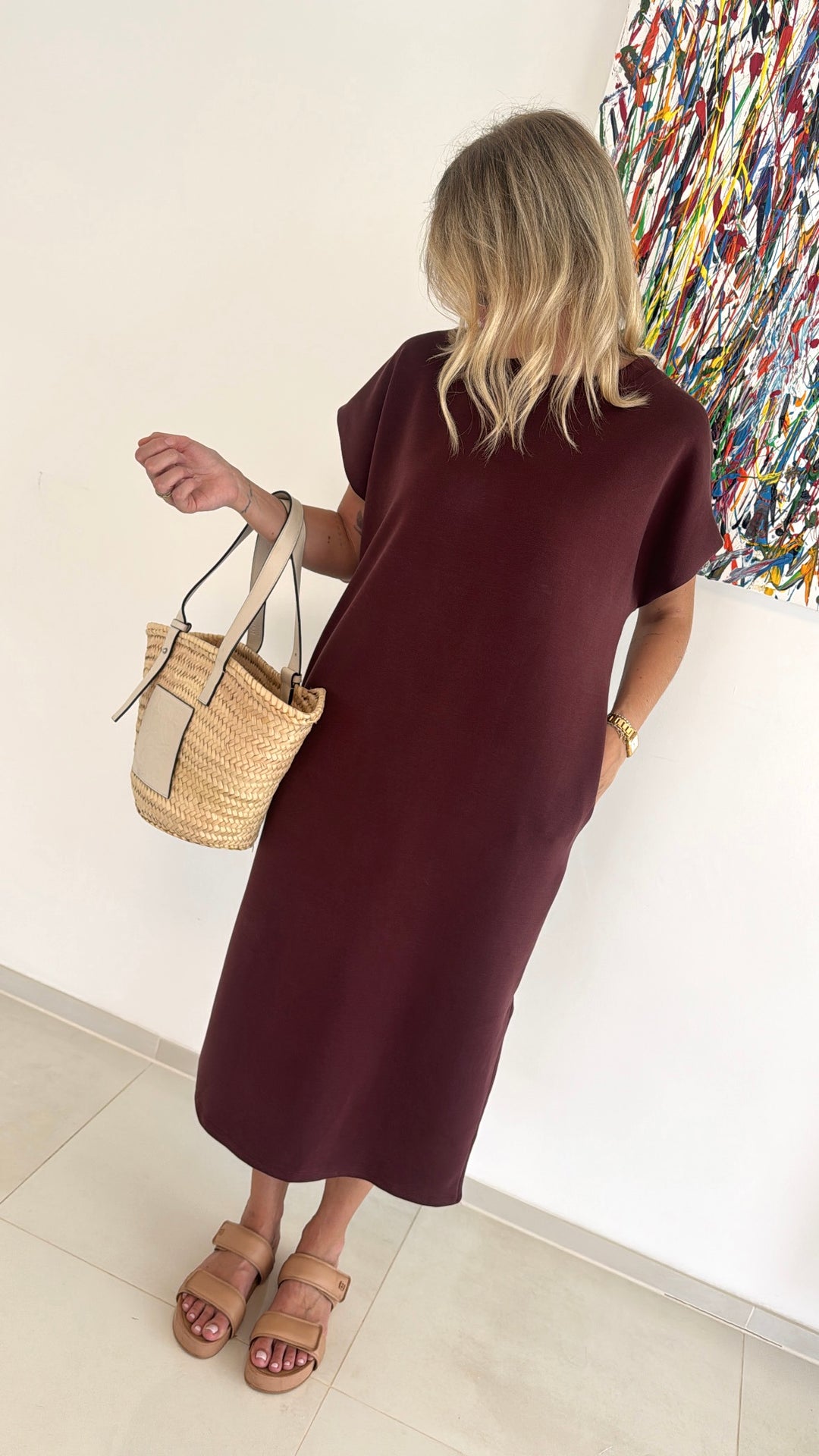 Kleid - Bordeaux