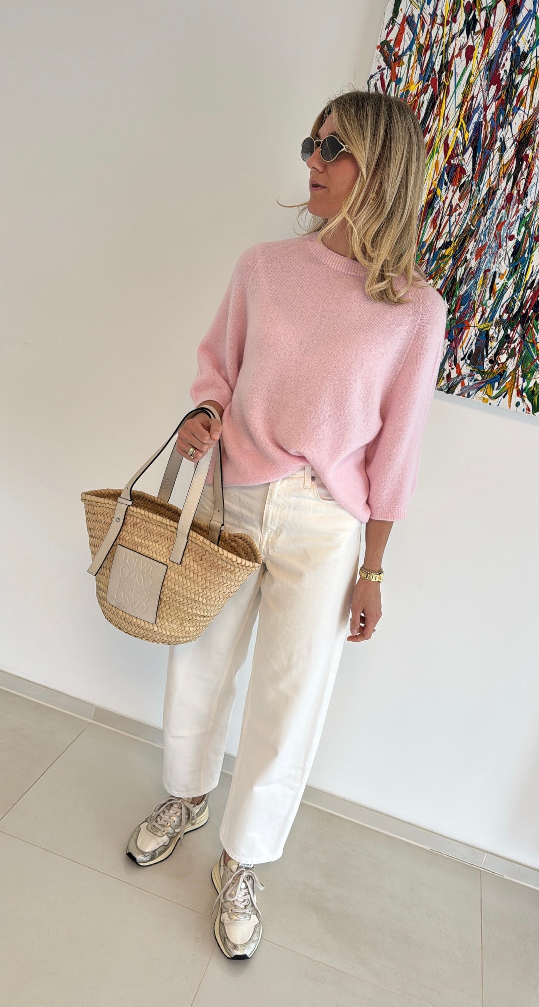 Alpaka-Shirt - Rosa