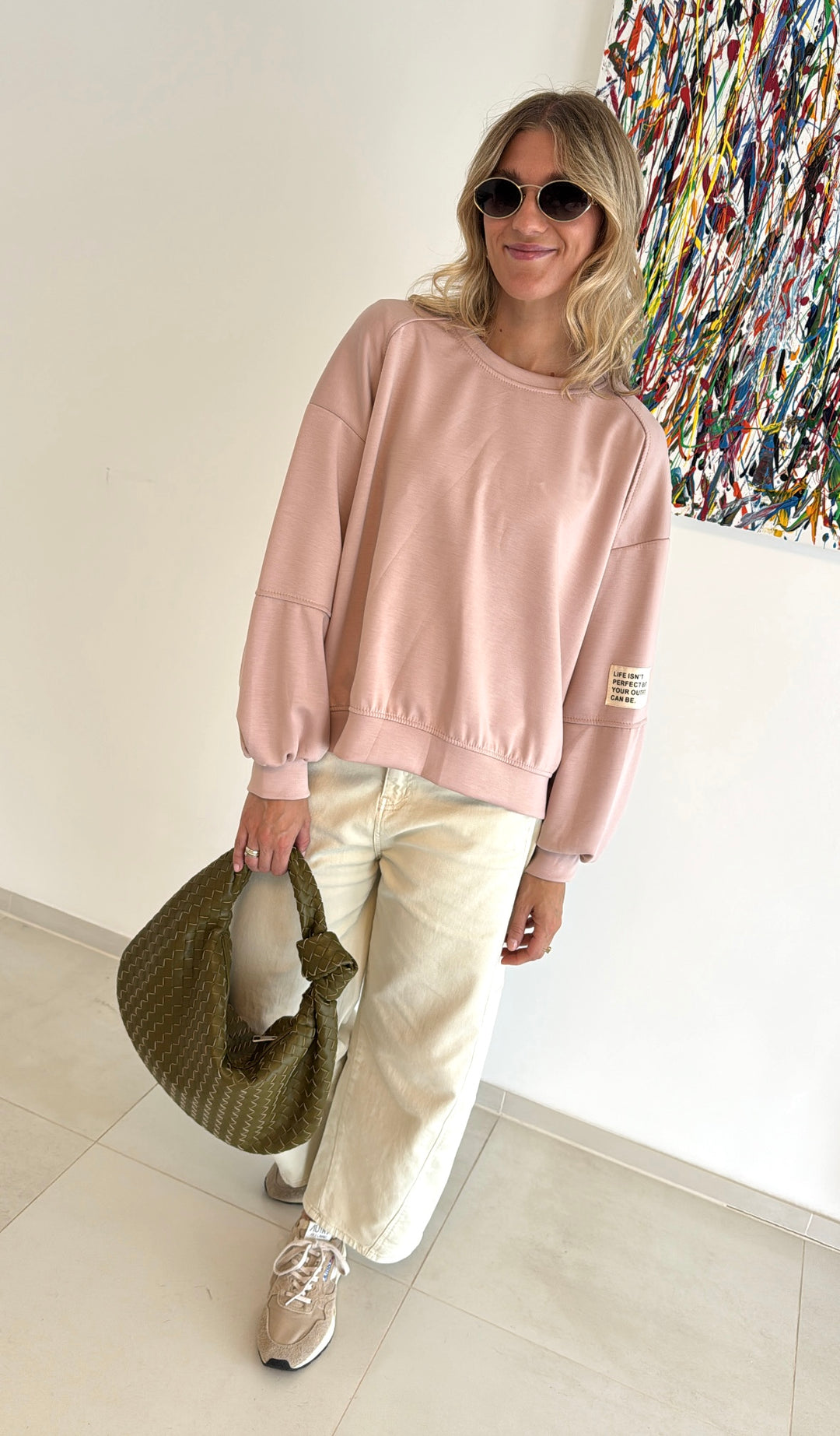 Sweater - zartes Rose