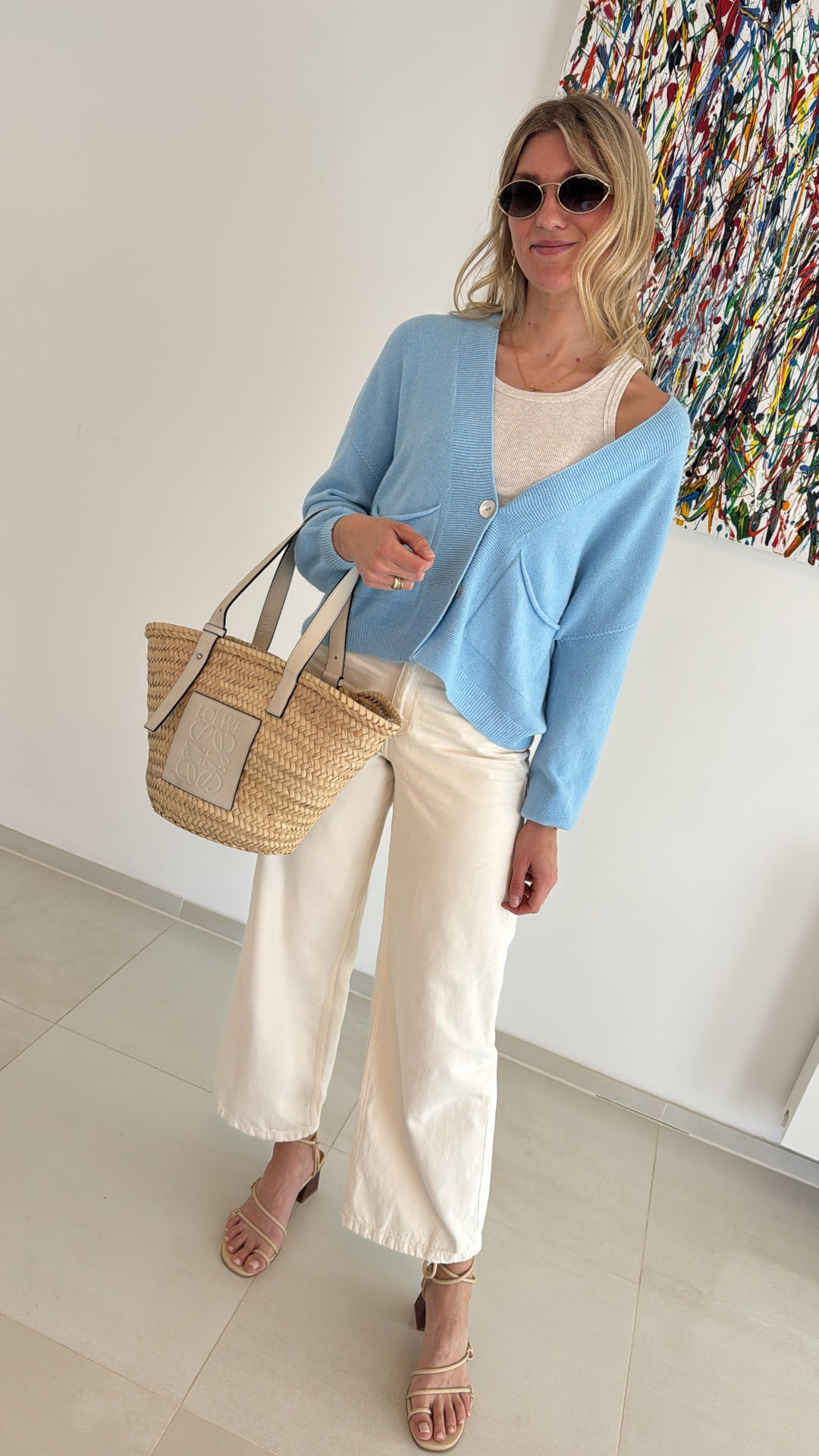 Cardigan - Hellblau