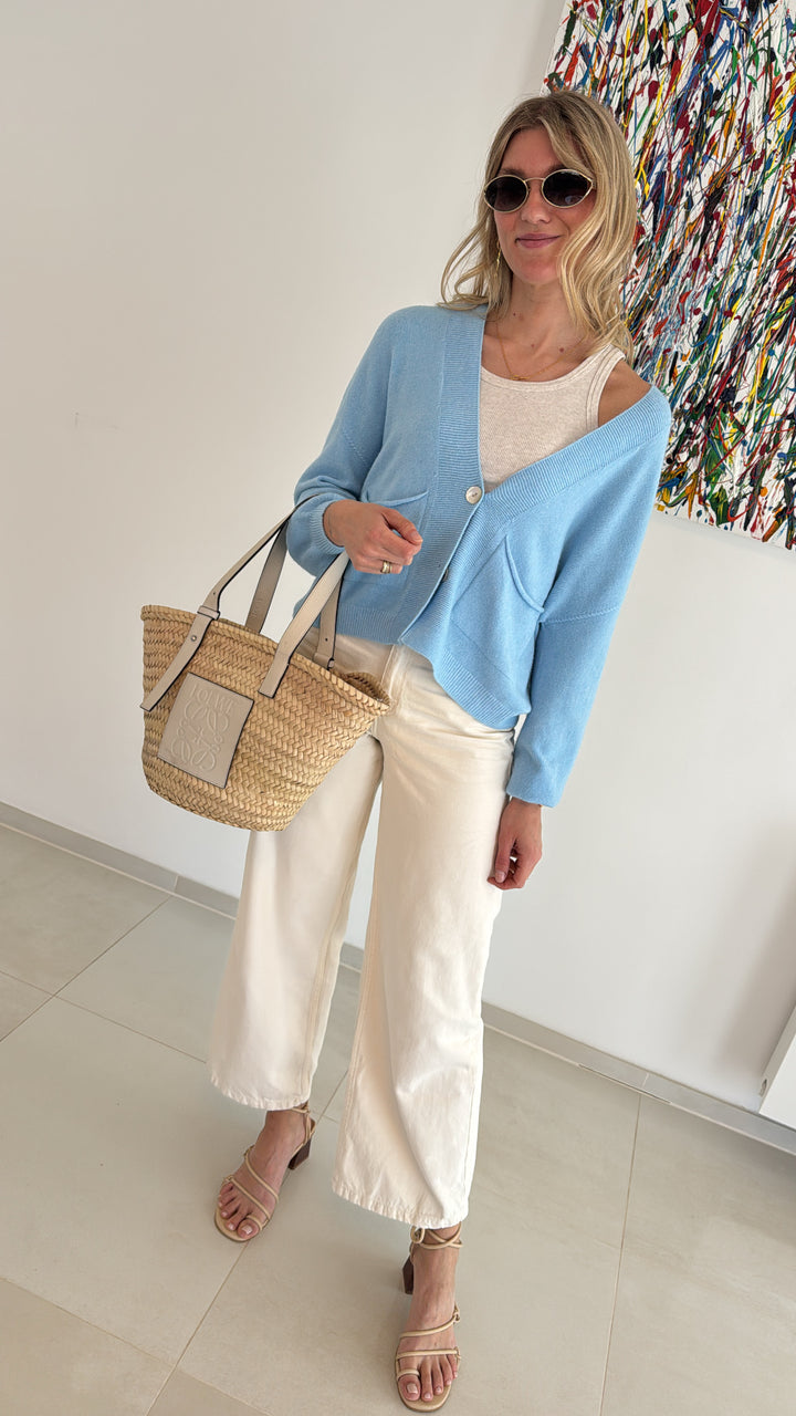 Cardigan - Hellblau
