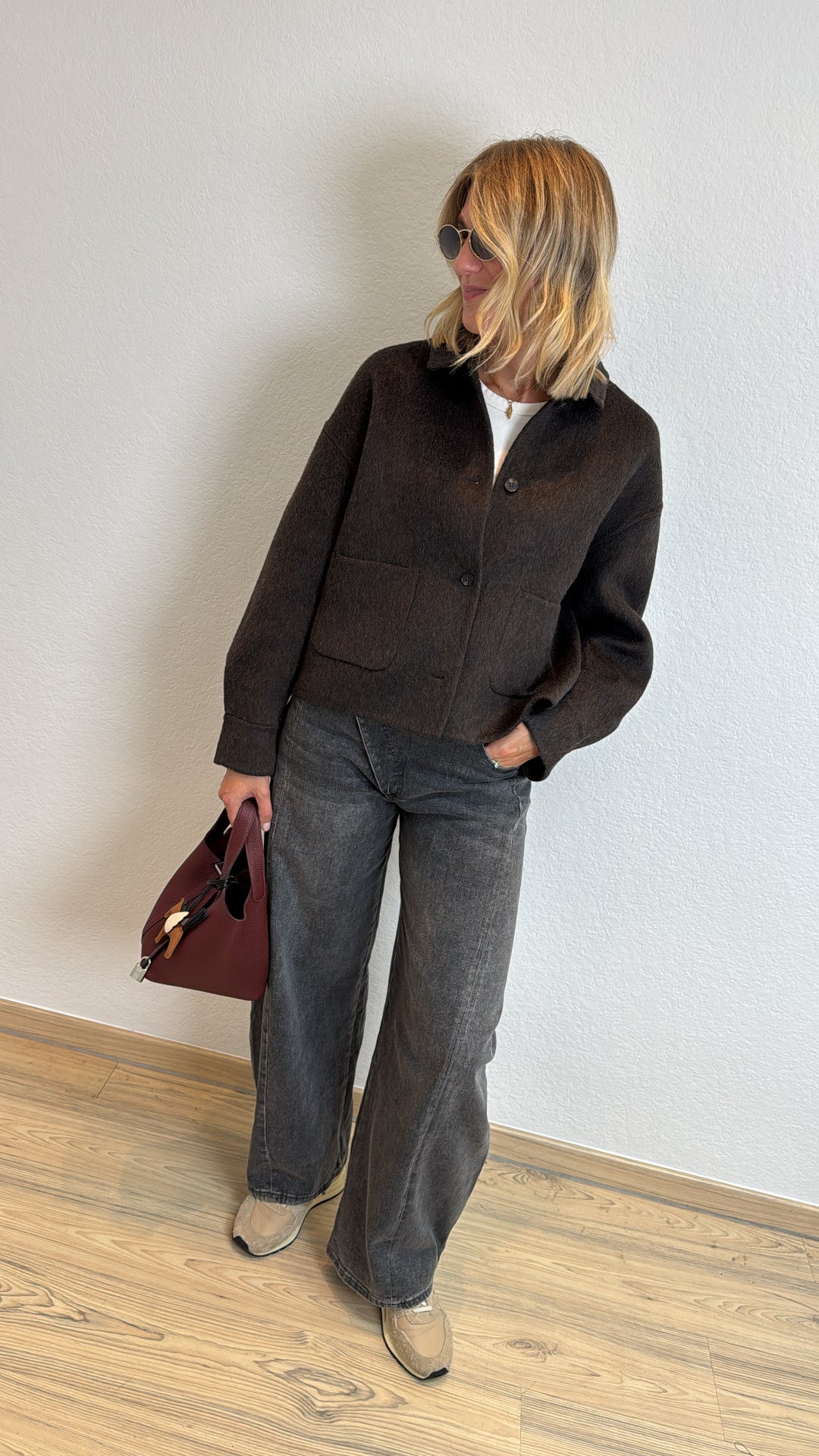 Hochwertige Jacke - Braun