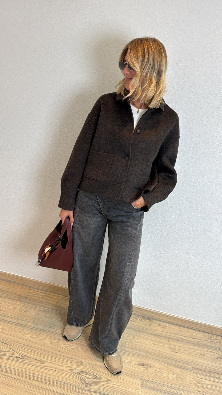 Hochwertige Jacke - Braun