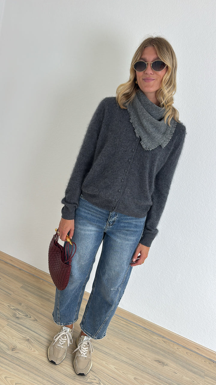 Luxury Cardigan - Grau