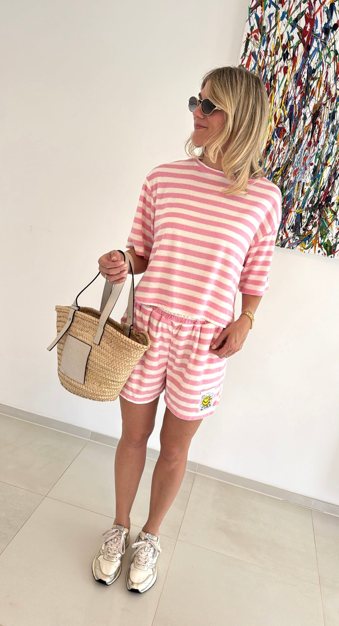 Frottee Zweiteiler - Rosa