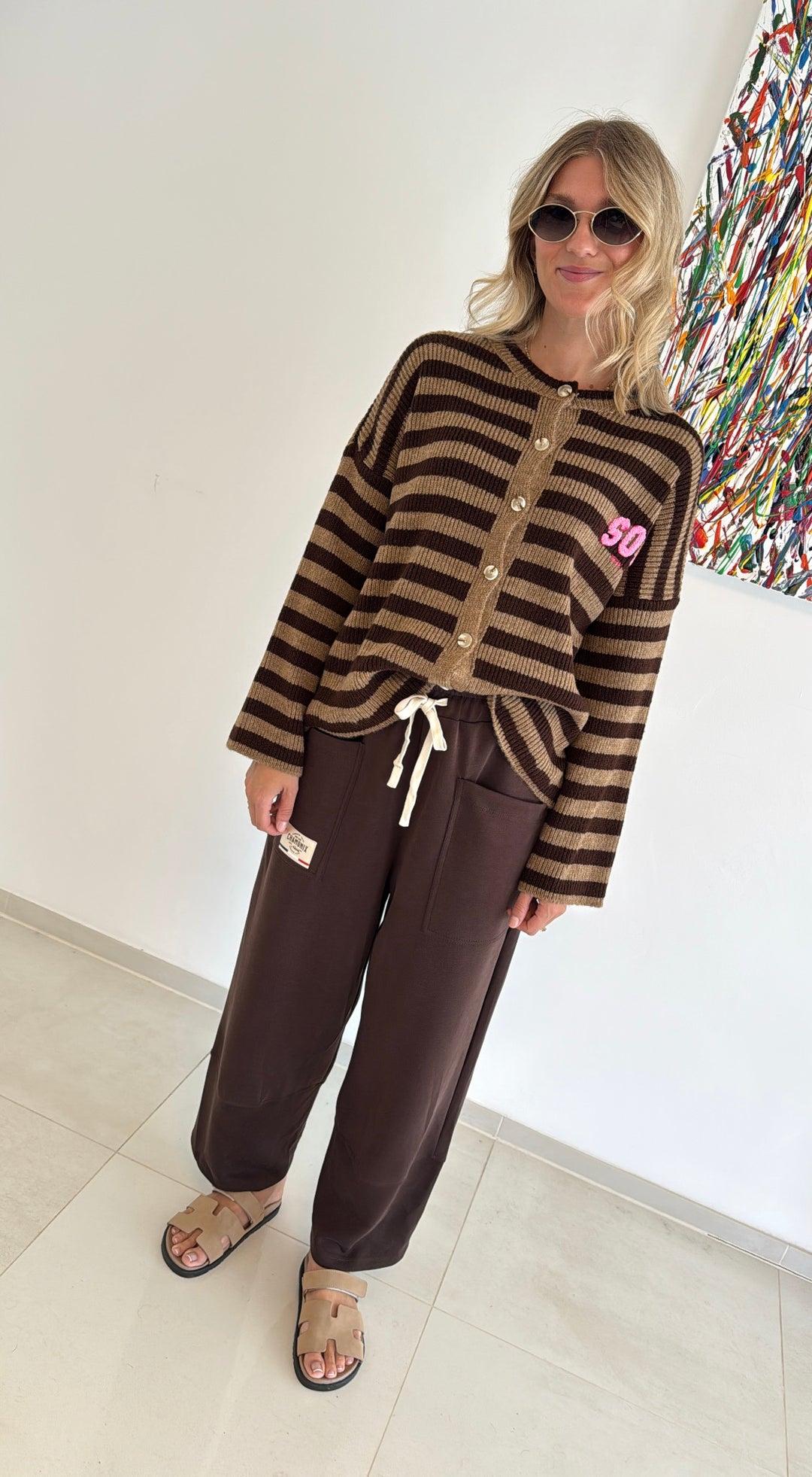 Cardigan - Braun