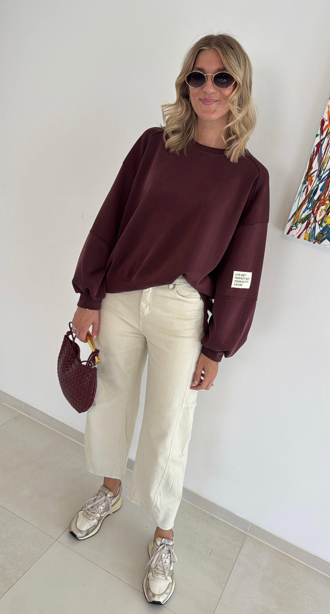 Sweater - Burgunder