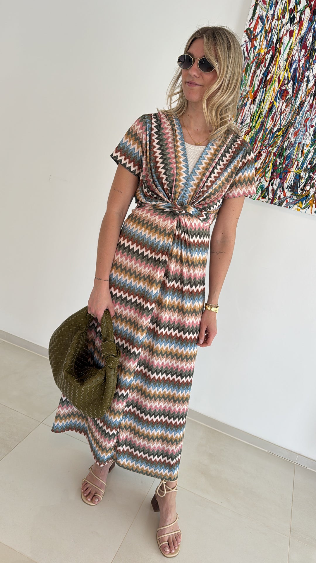 Maxi-Kleid mit Print