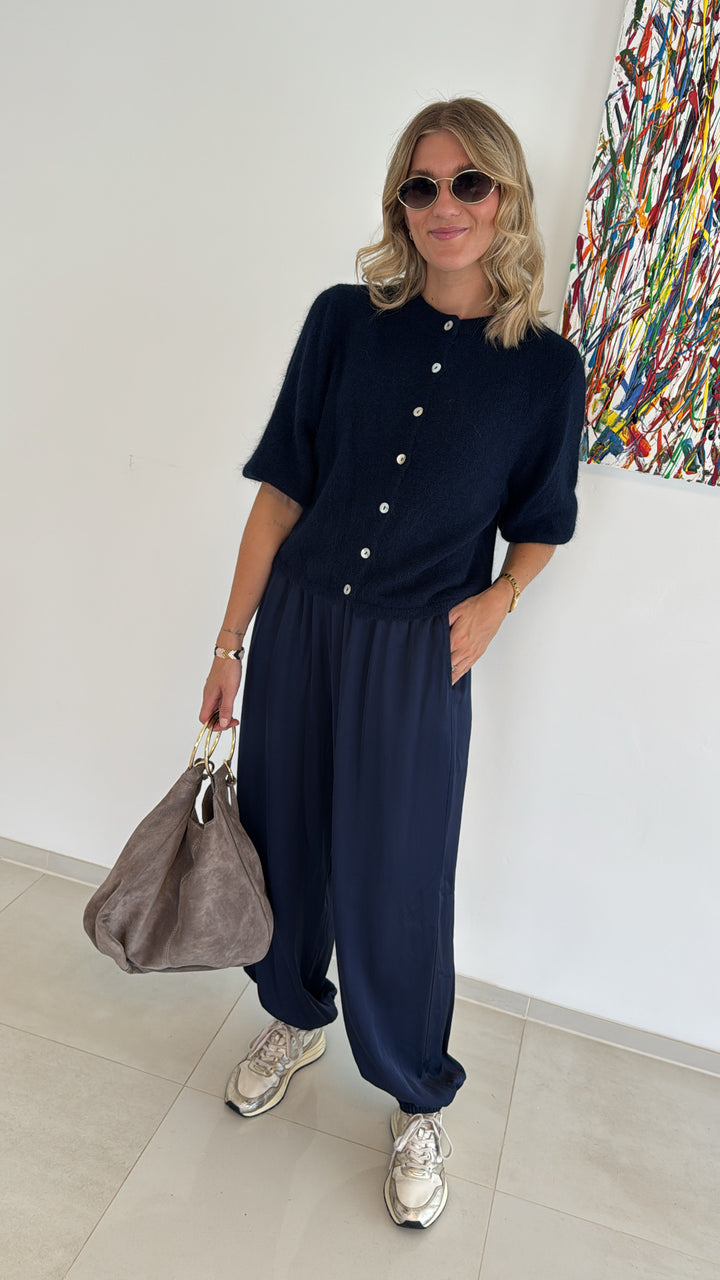 Angora-Cardigan - Navy