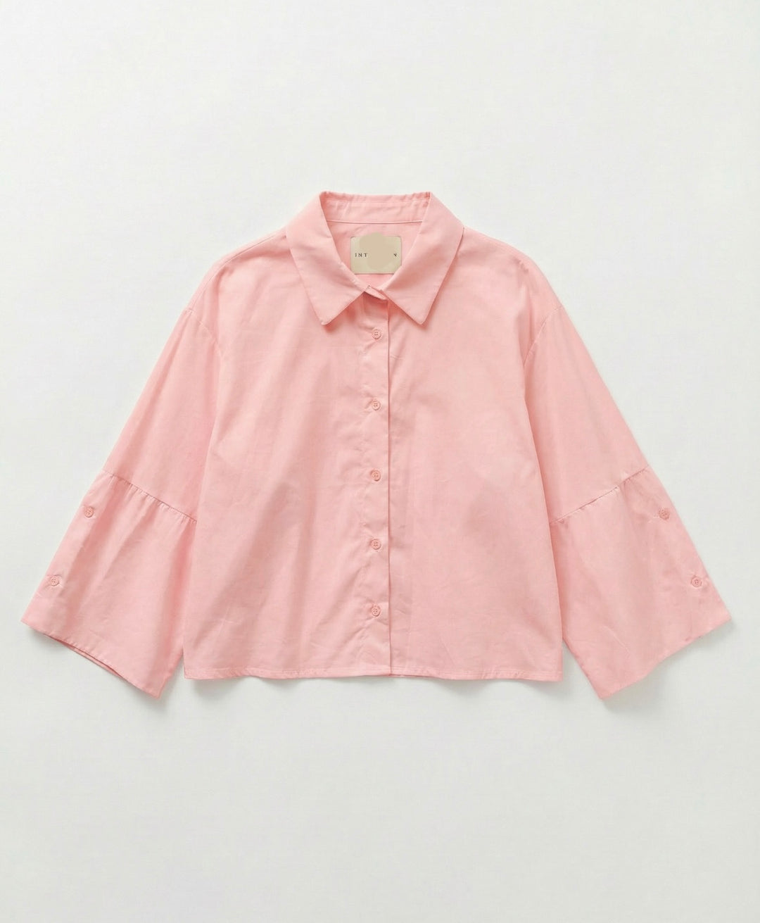 Bluse mit weitem Arm - Rosa