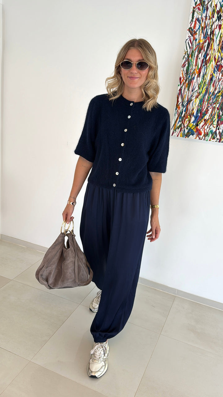Angora-Cardigan - Navy