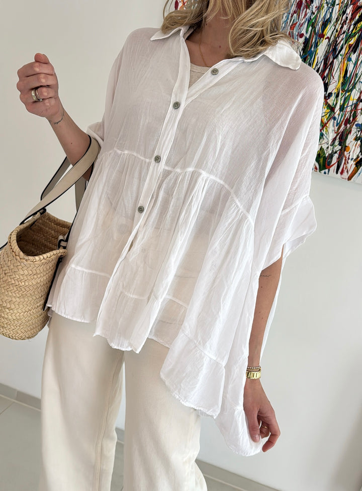 Bluse - Weiß