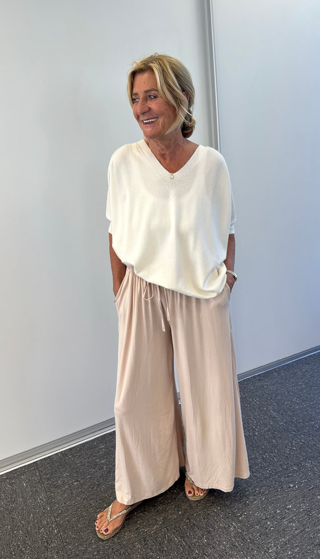 Lässige Hose - Beige