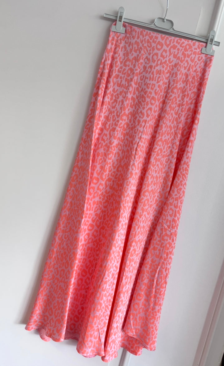 Rock mit Print - Orange