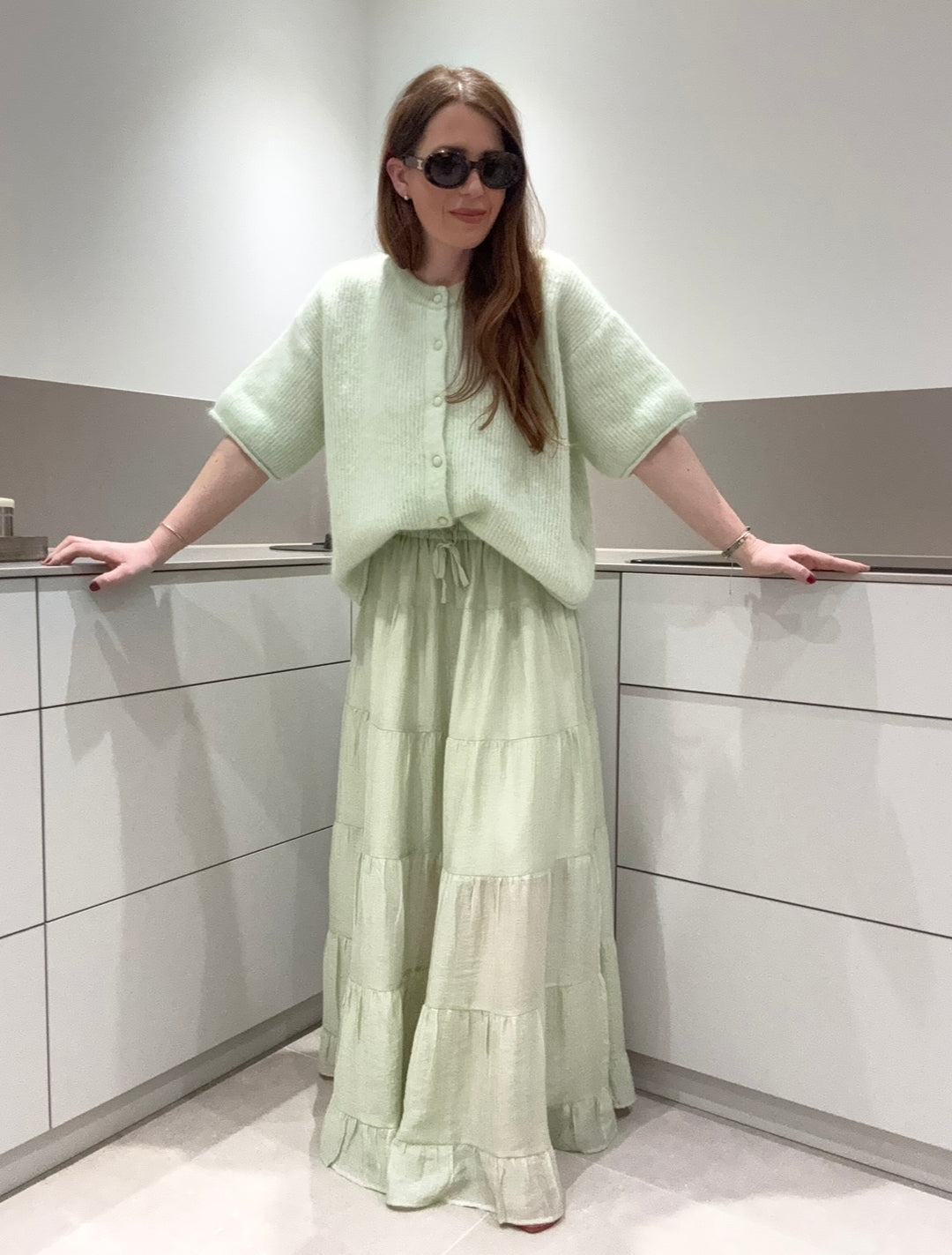 Maxi-Skirt - Mint