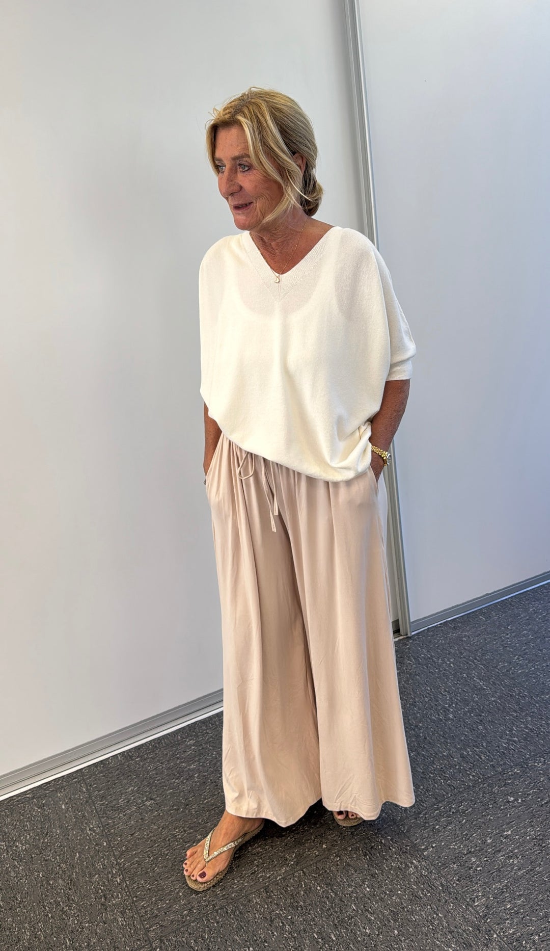 Lässige Hose - Beige
