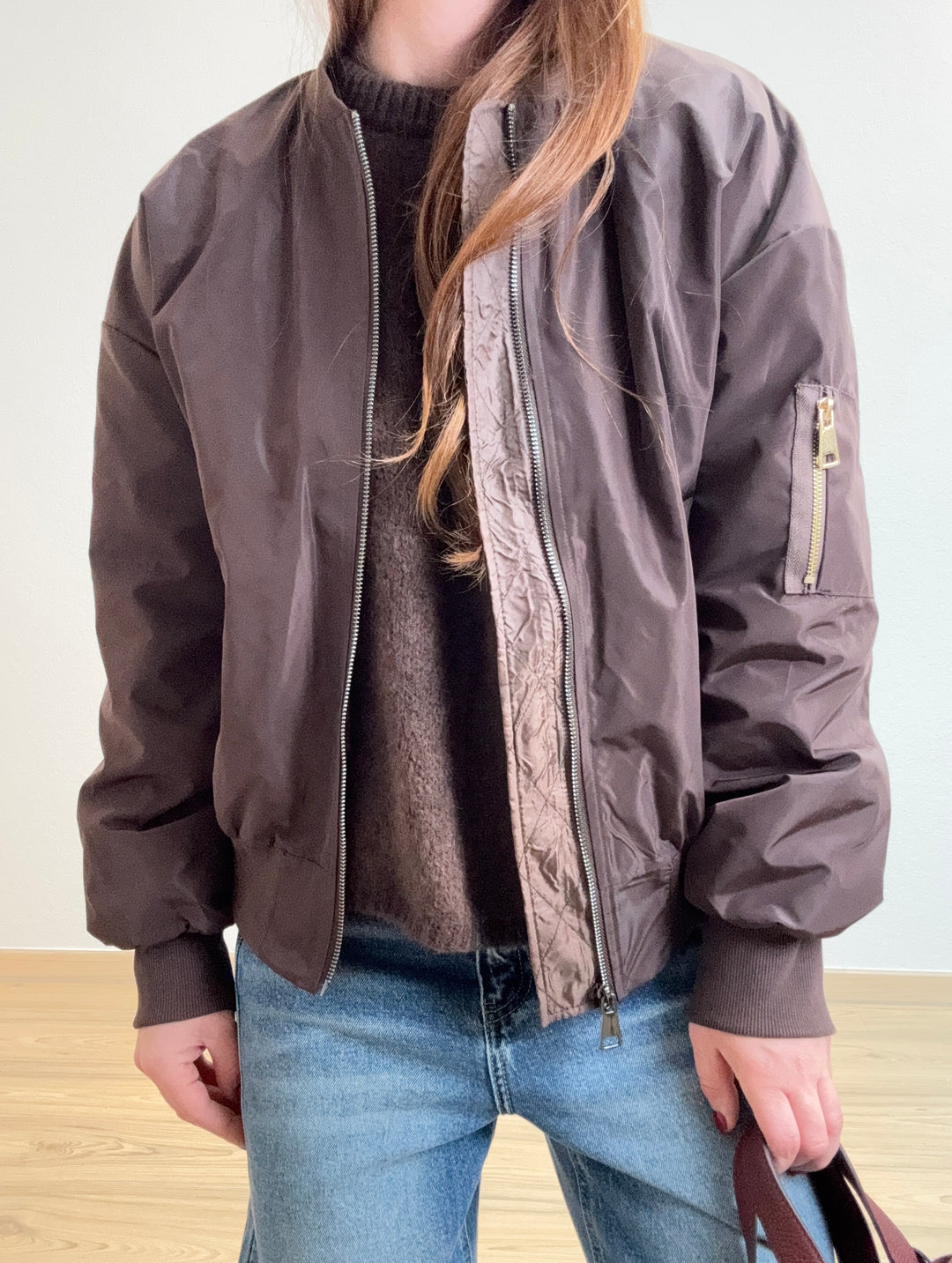 Blousonjacke - Braun