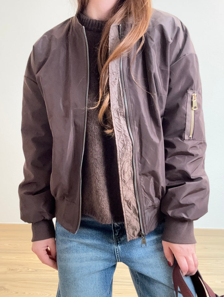 Blousonjacke - Braun