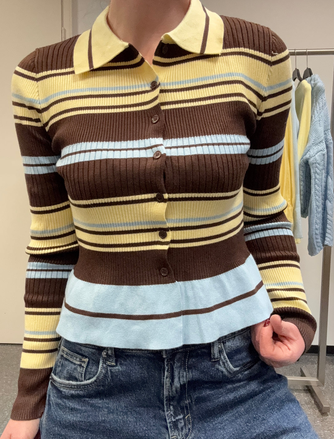 Poloshirt - gestreift