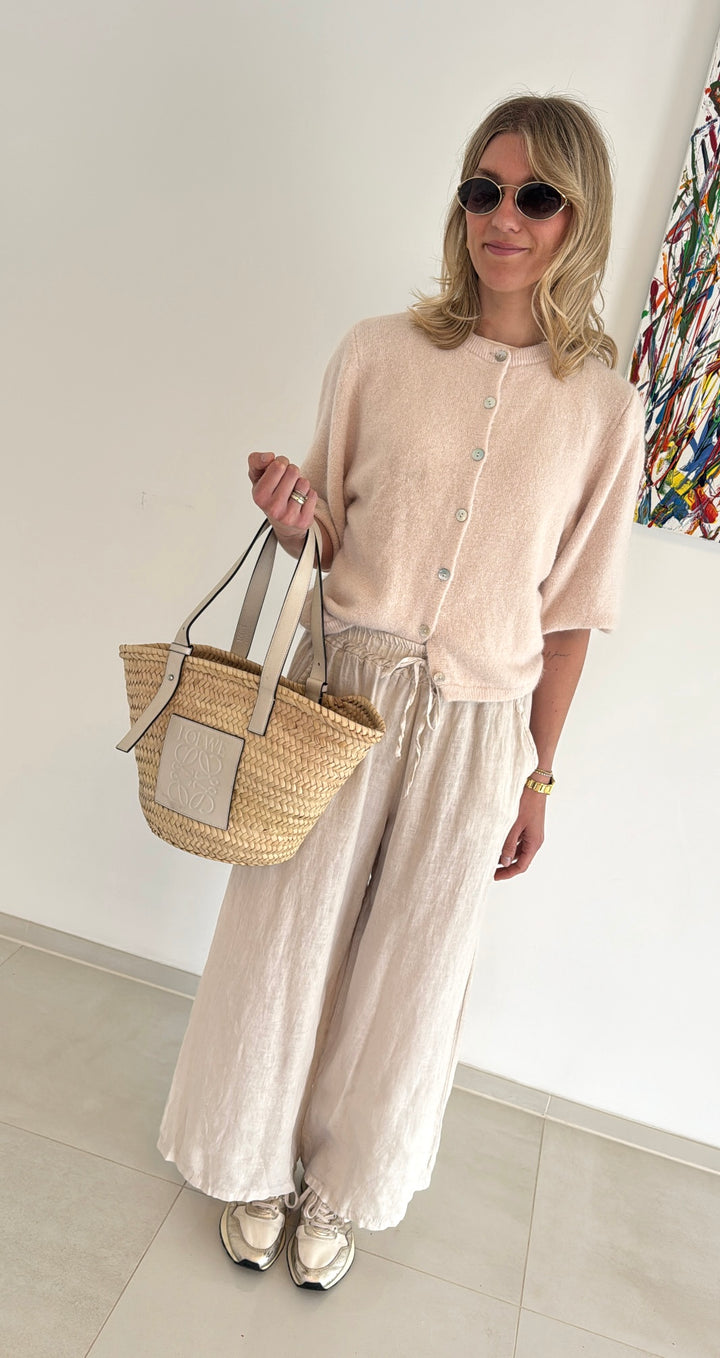 Leinenhose - Beige