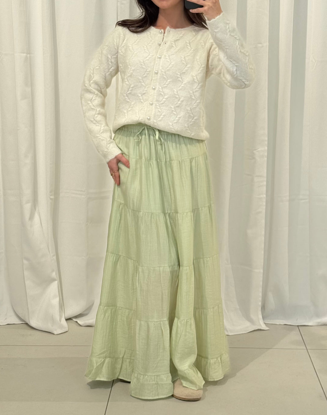 Maxi-Skirt - Mint