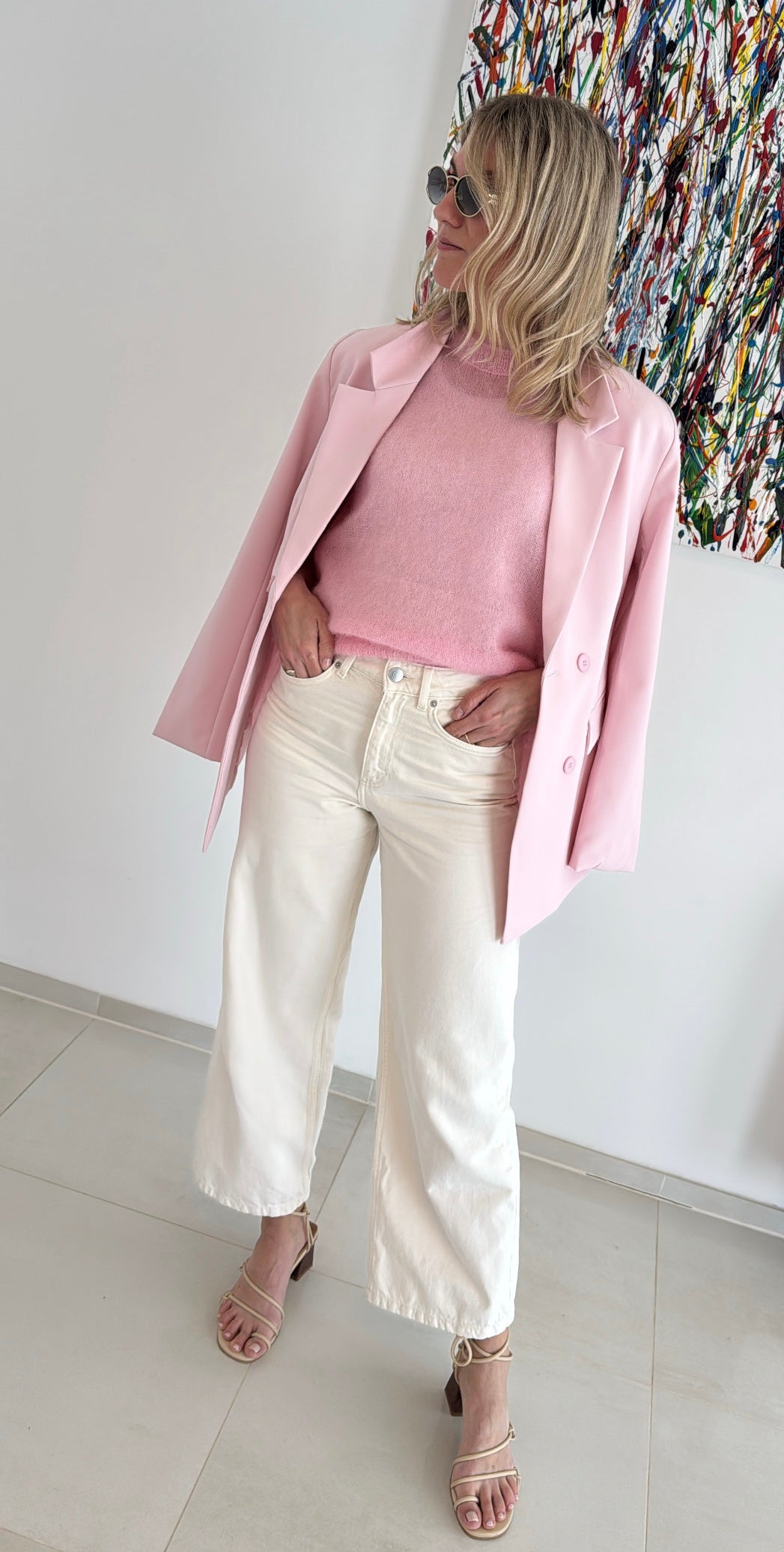 Oversize Blazer - Rosa