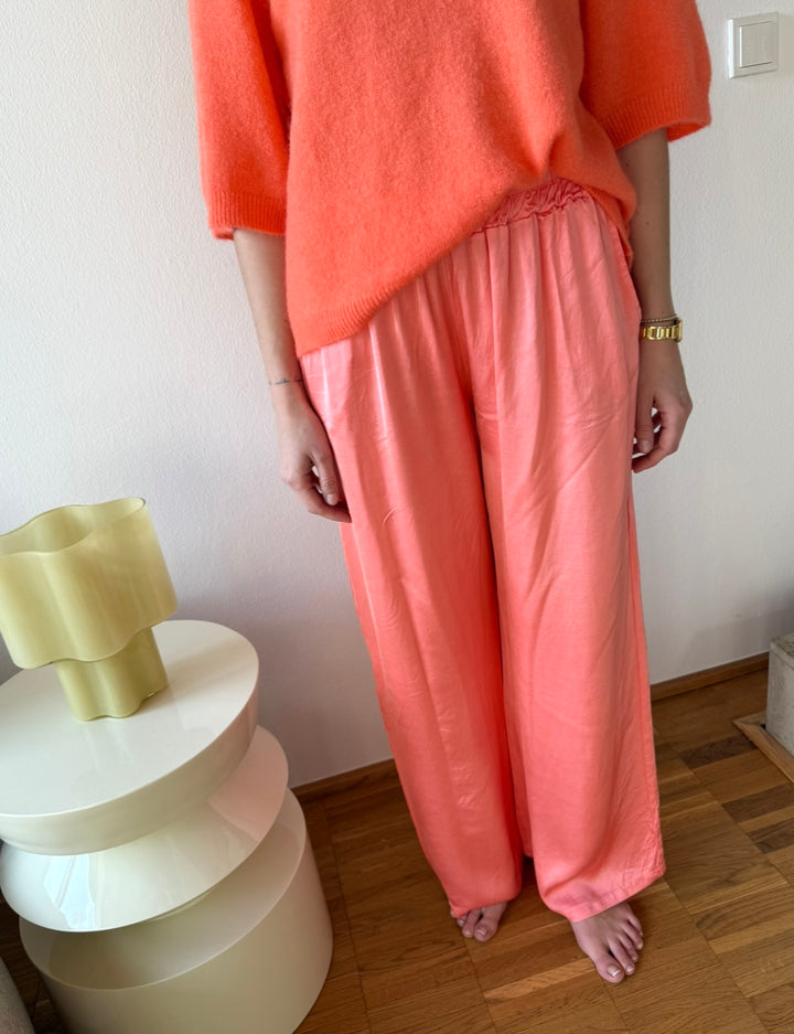 Satinhose - Orange