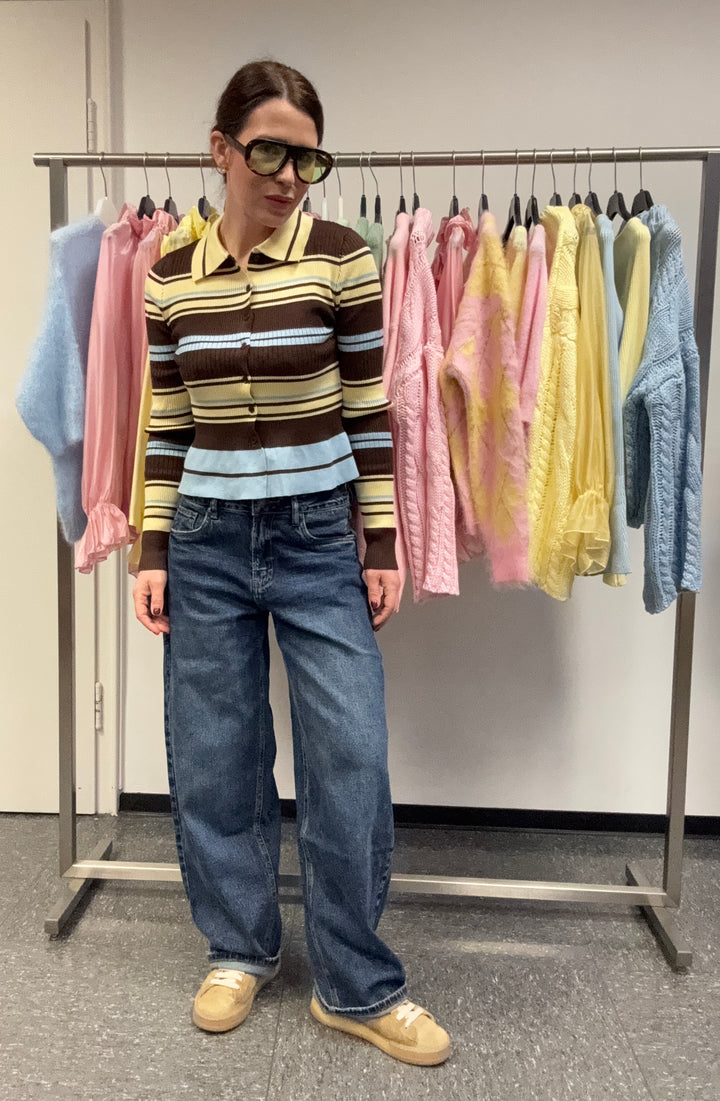 Poloshirt - gestreift