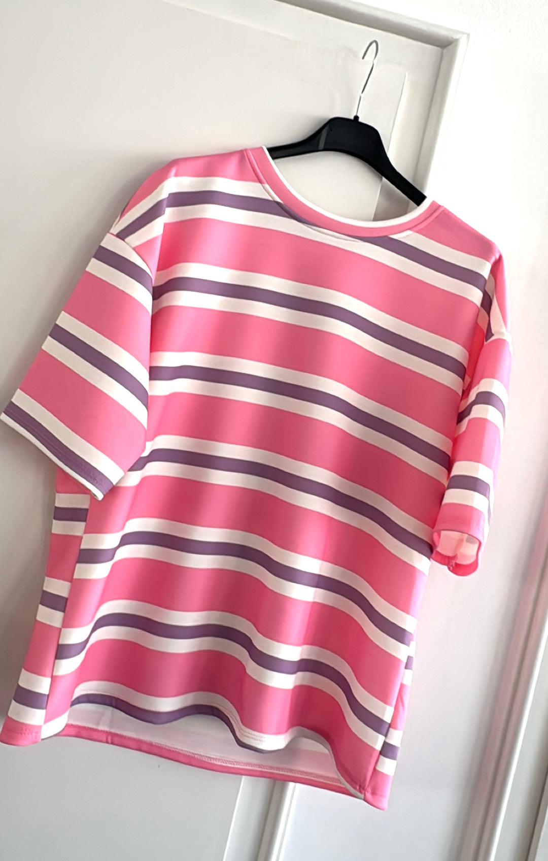 Shirt gestreift - Rosa