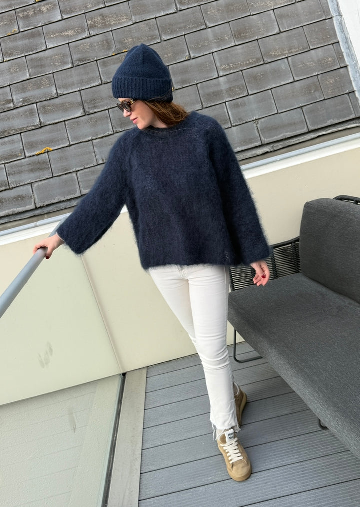 Strickmütze - Navy