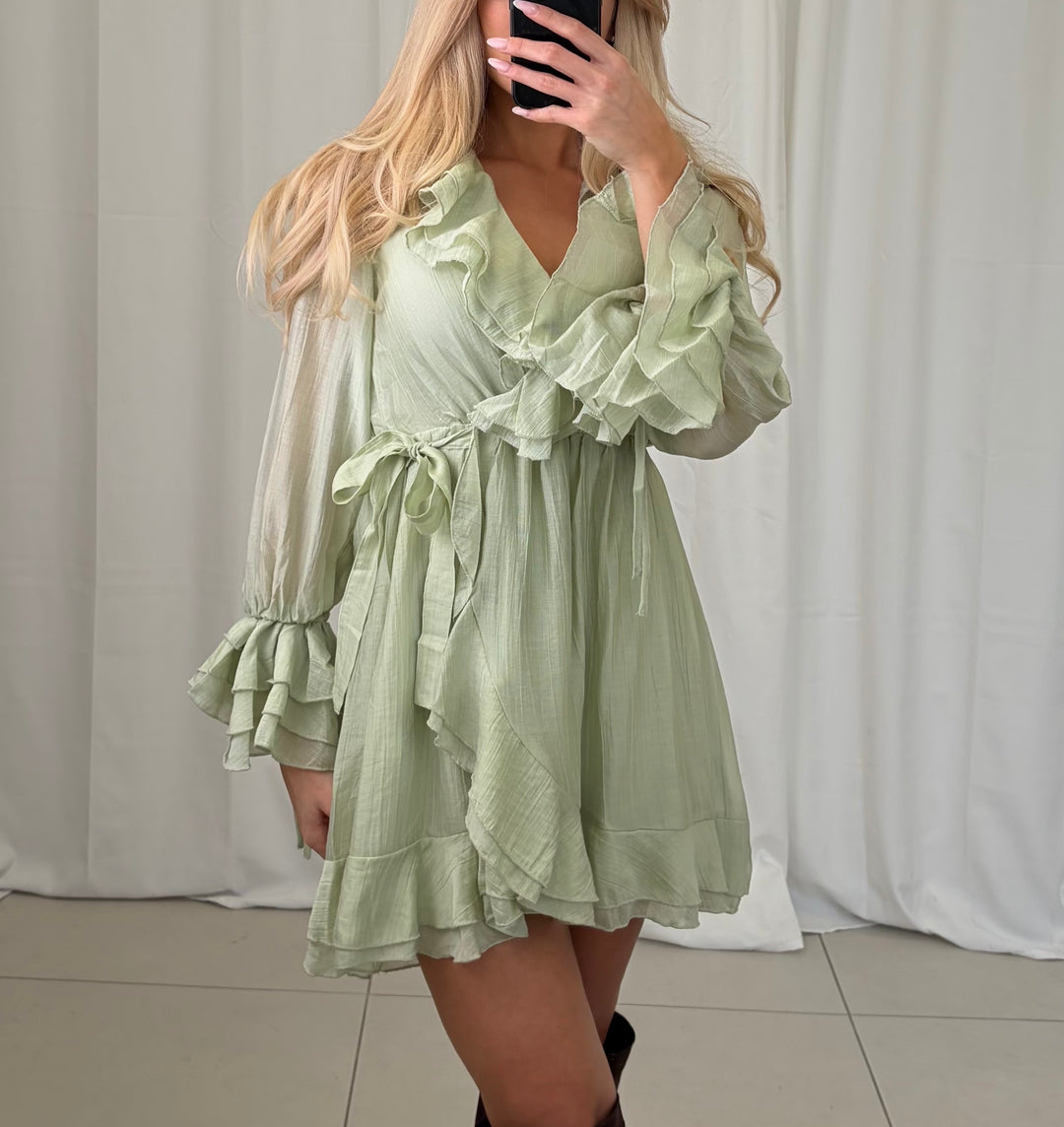 Verspieltes Kleid - Mint