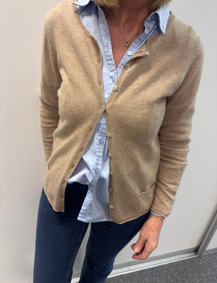 Cardigan aus Wolle - Beige