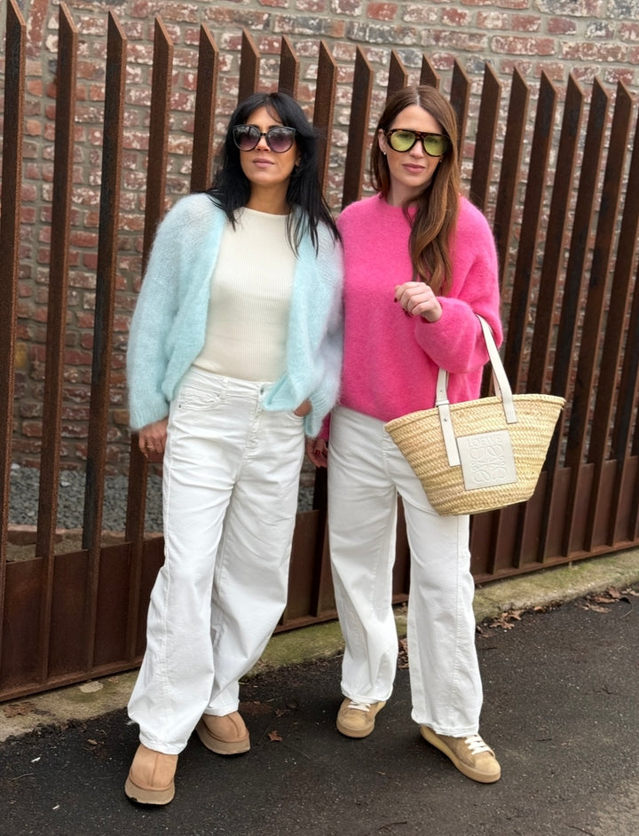 Alpaka-Pullover - Pink