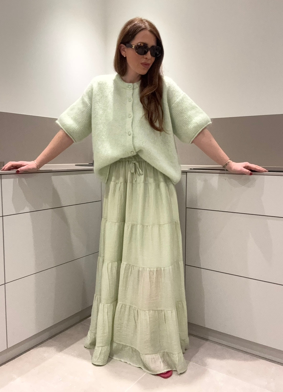 Maxi-Skirt - Mint