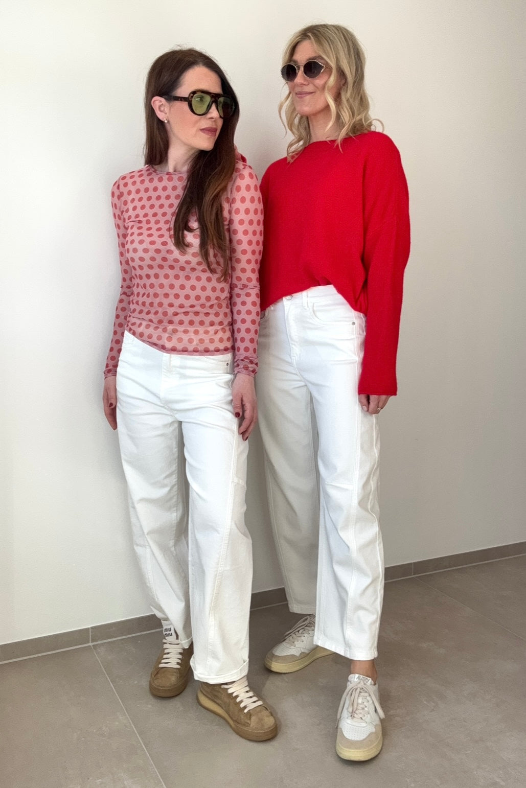 Baby-Alpaka Pullover - Rot