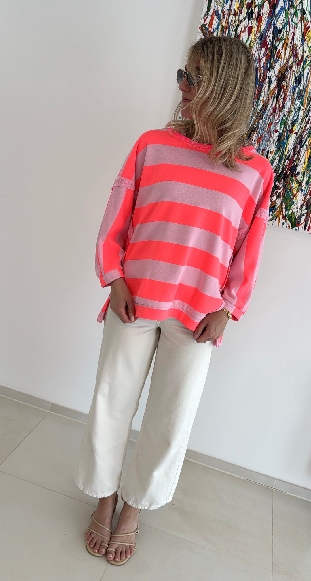 Gestreifter Sweater