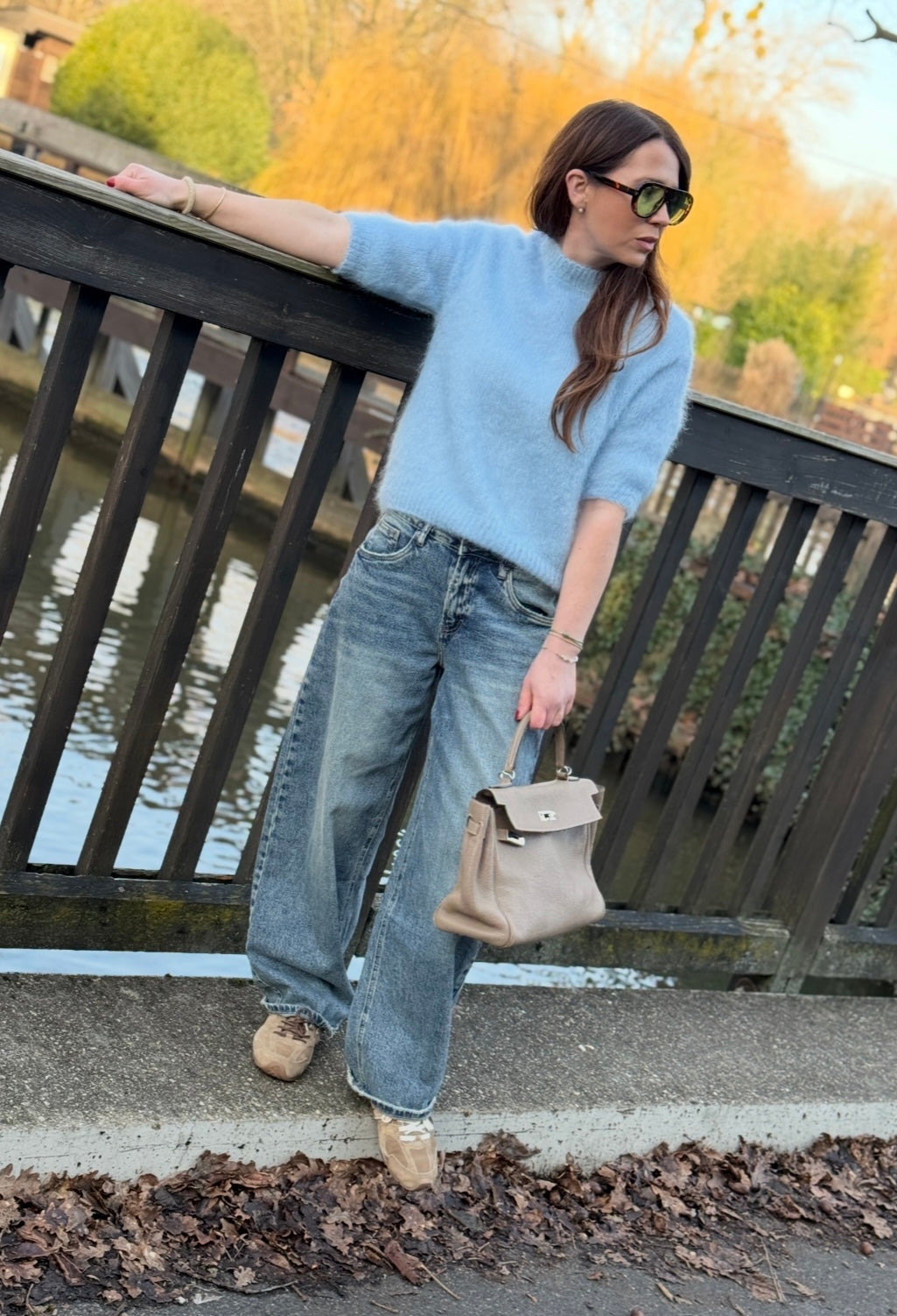 Mohair Shirt - Hellblau