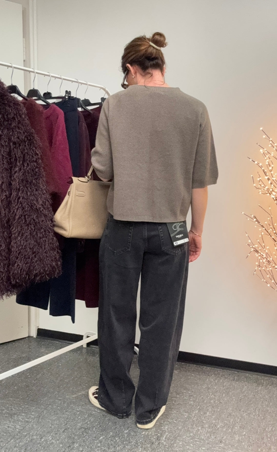 Weite Jeans - Schwarz