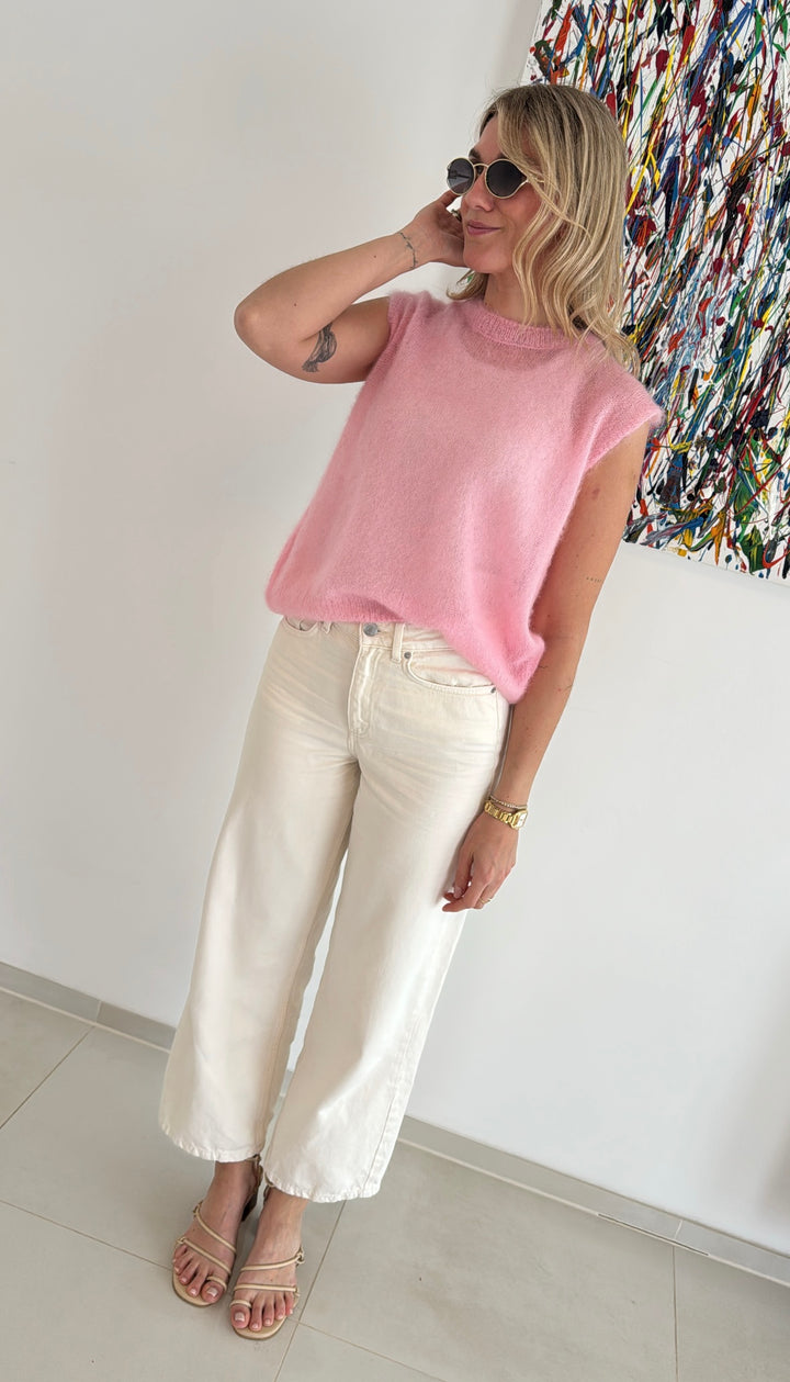 Mohair-Pullunder - Rosa