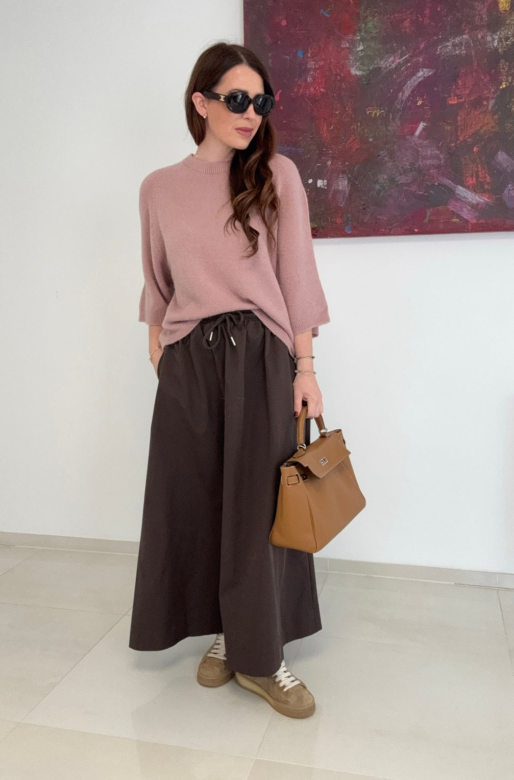 Baby-Alpaka Shirt - Rosa 445