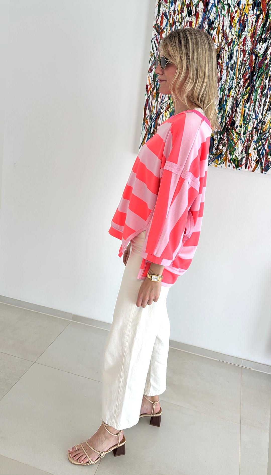 Gestreifter Sweater