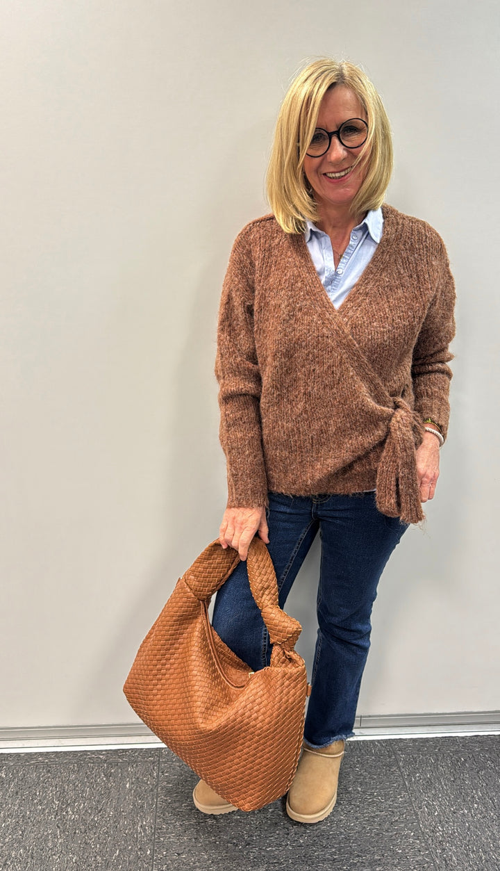 Wickeljacke - Cognac