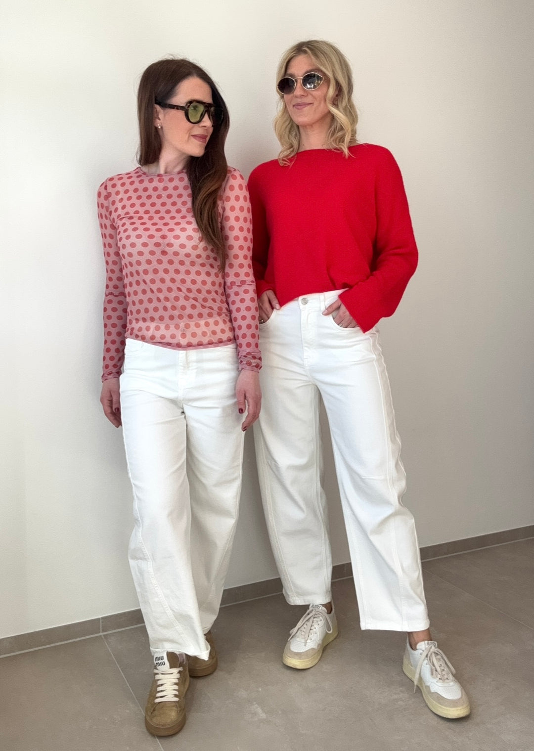 Baby-Alpaka Pullover - Rot