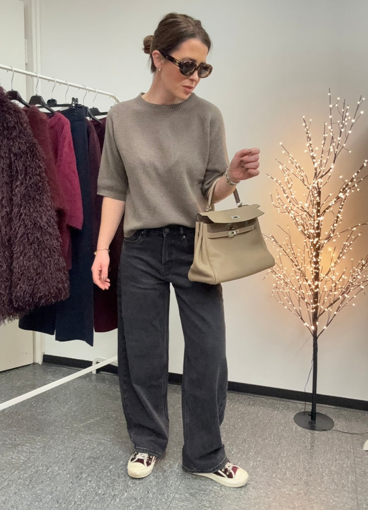 Weite Jeans - Schwarz