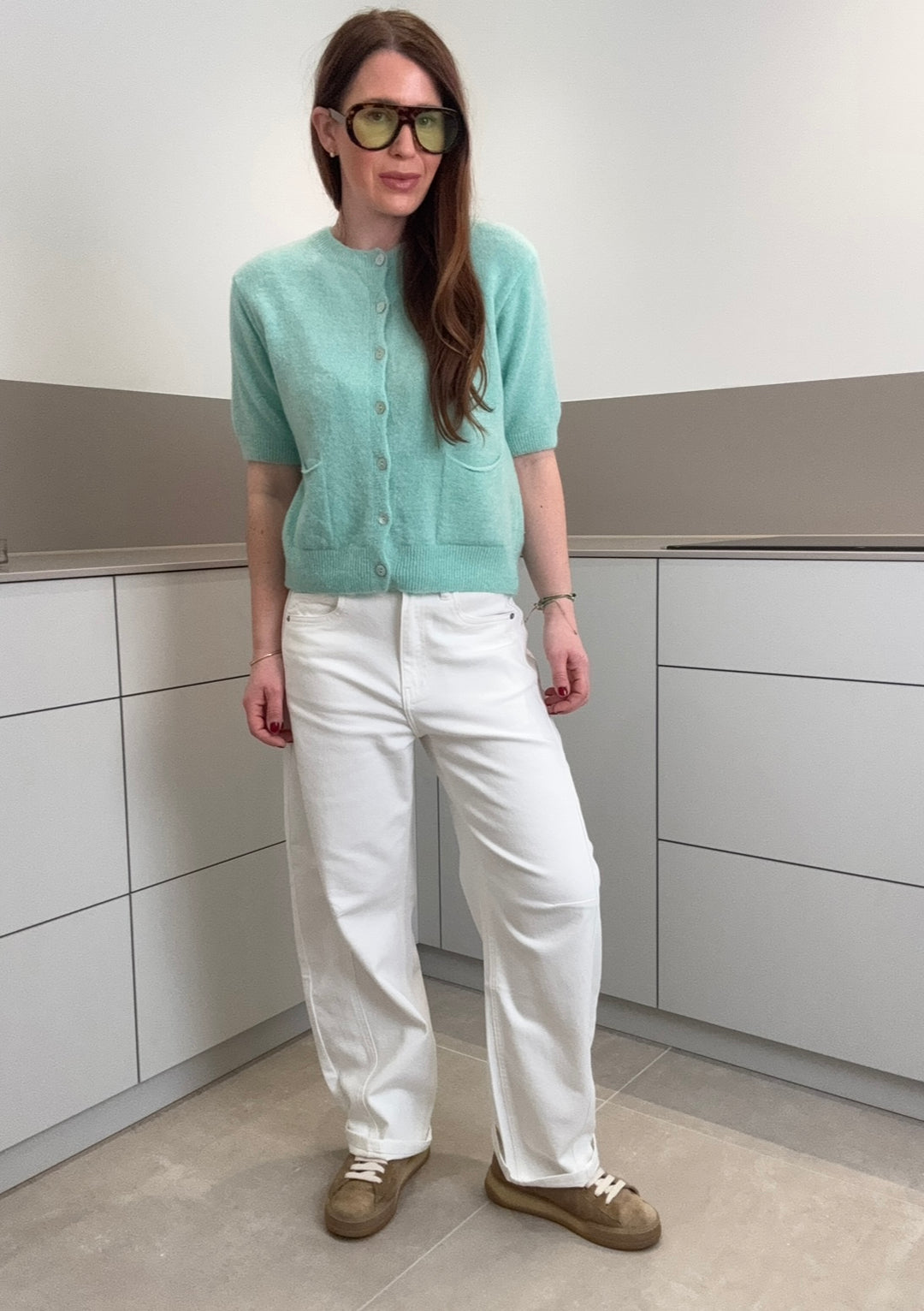 Strickcardigan - Mint